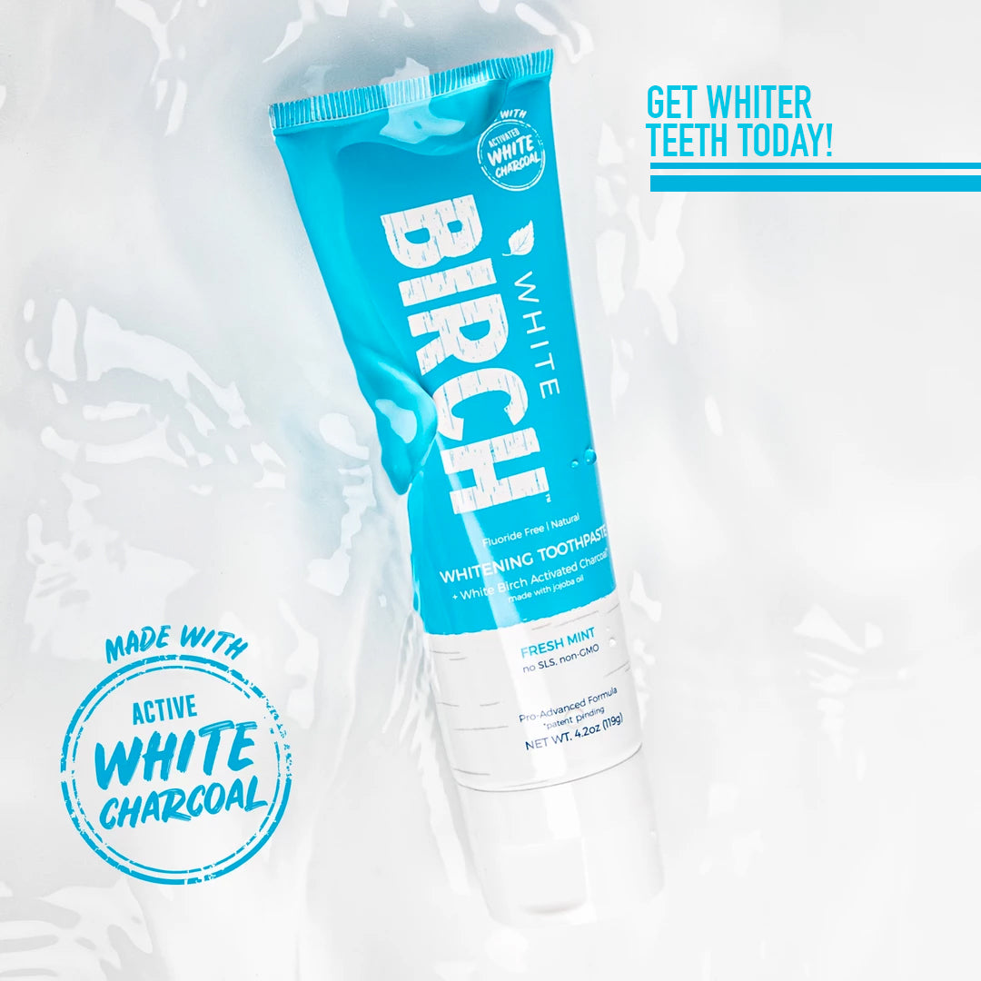 white birch toothpaste