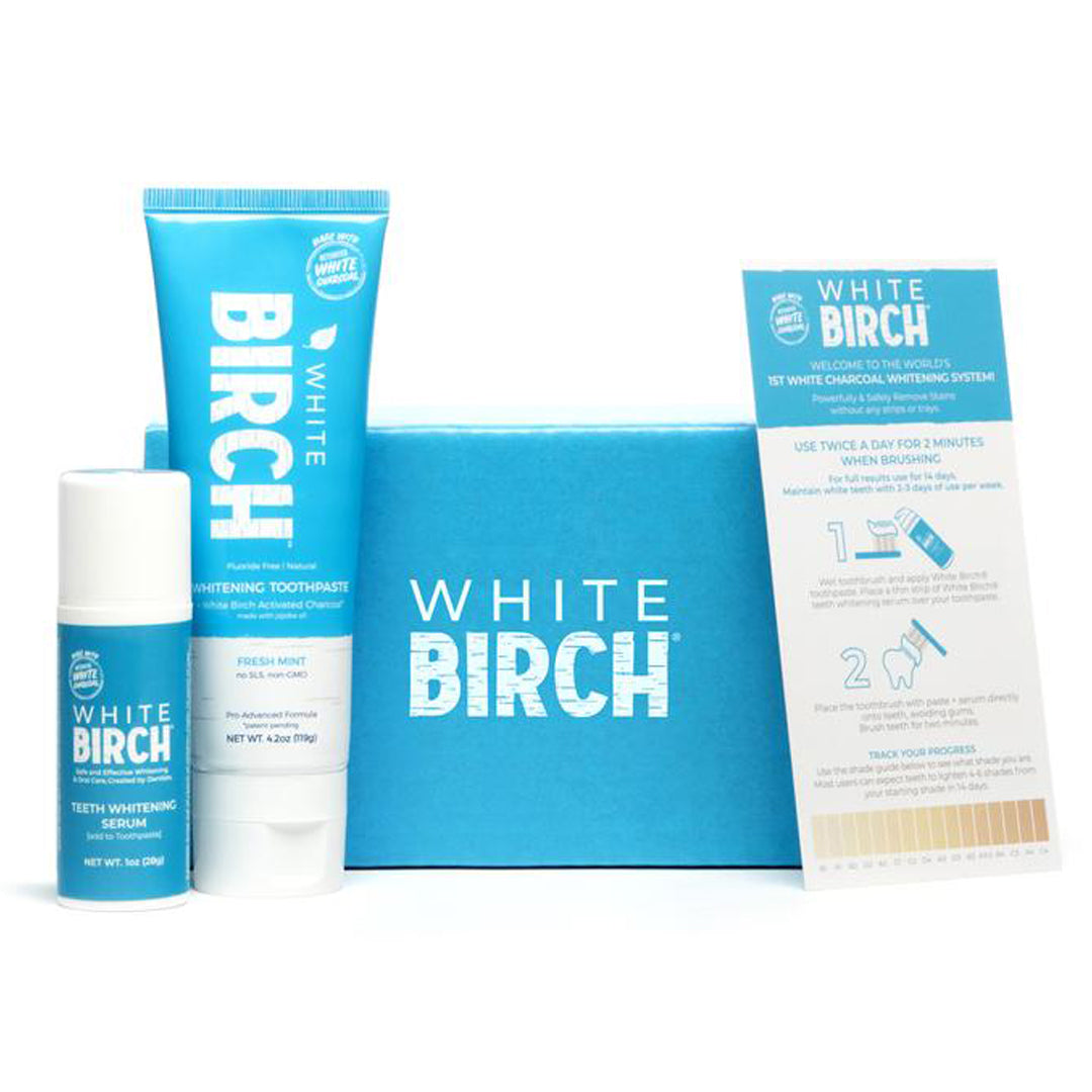 white birch toothpaste