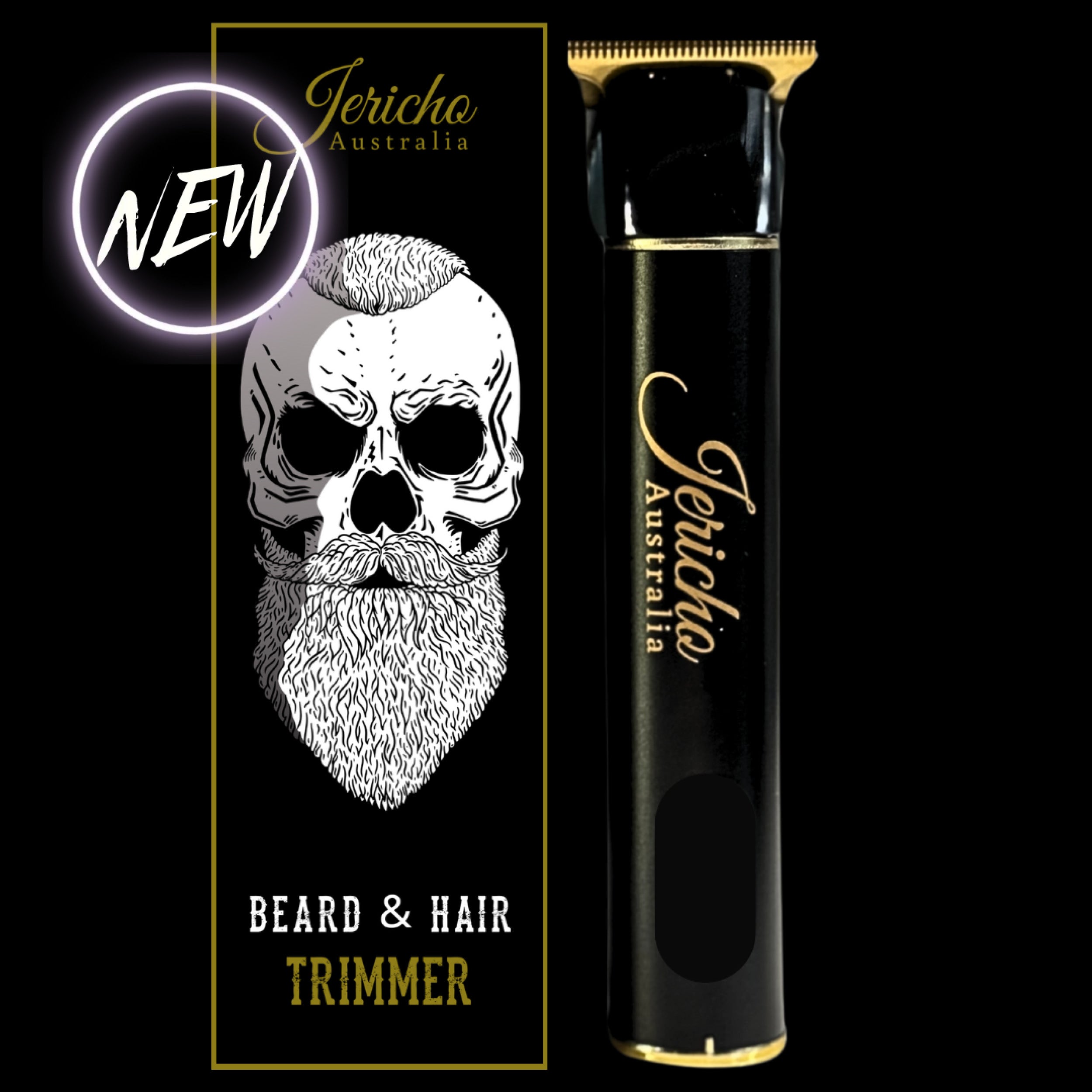 2 in 1 Beard & Hair Trimmer (Cordless) - Jericho Australia product image