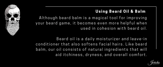 using beard balm and beard oil together