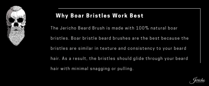 why boar bristles work best for beard brushing