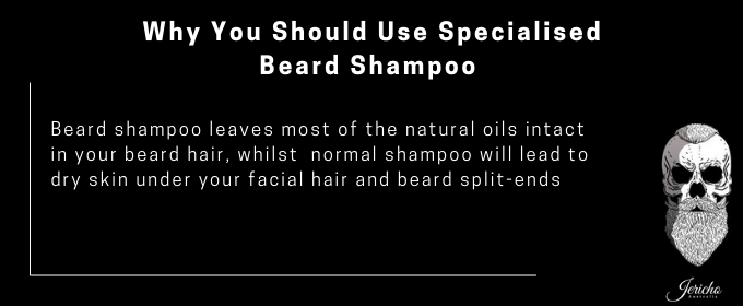 why you should use specialised beard shampoo when washing your beard