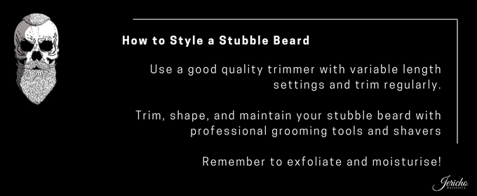 how to style stubble