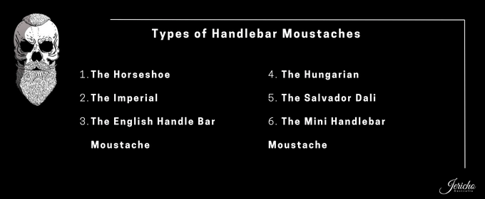 Types of Handlebar Moustache