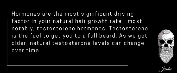 How hormones influence beard growth