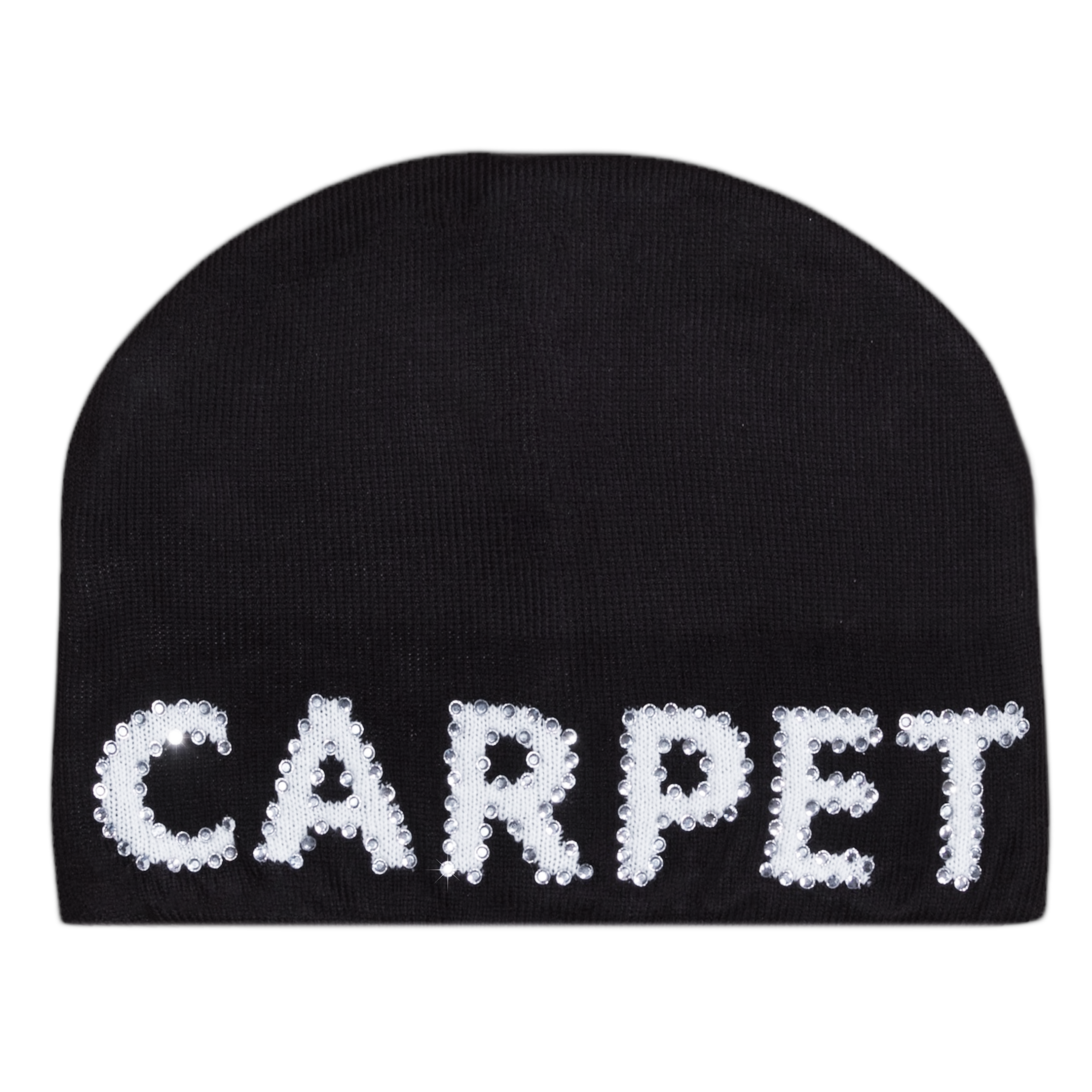 Rhinestone Beanie Black 1
