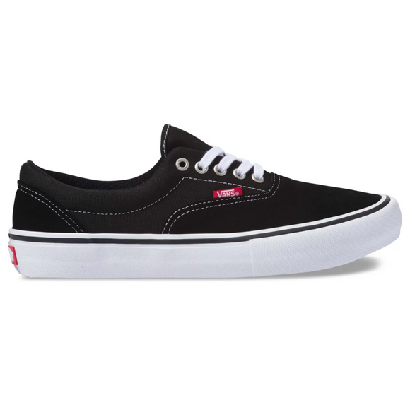 vans era pro black white