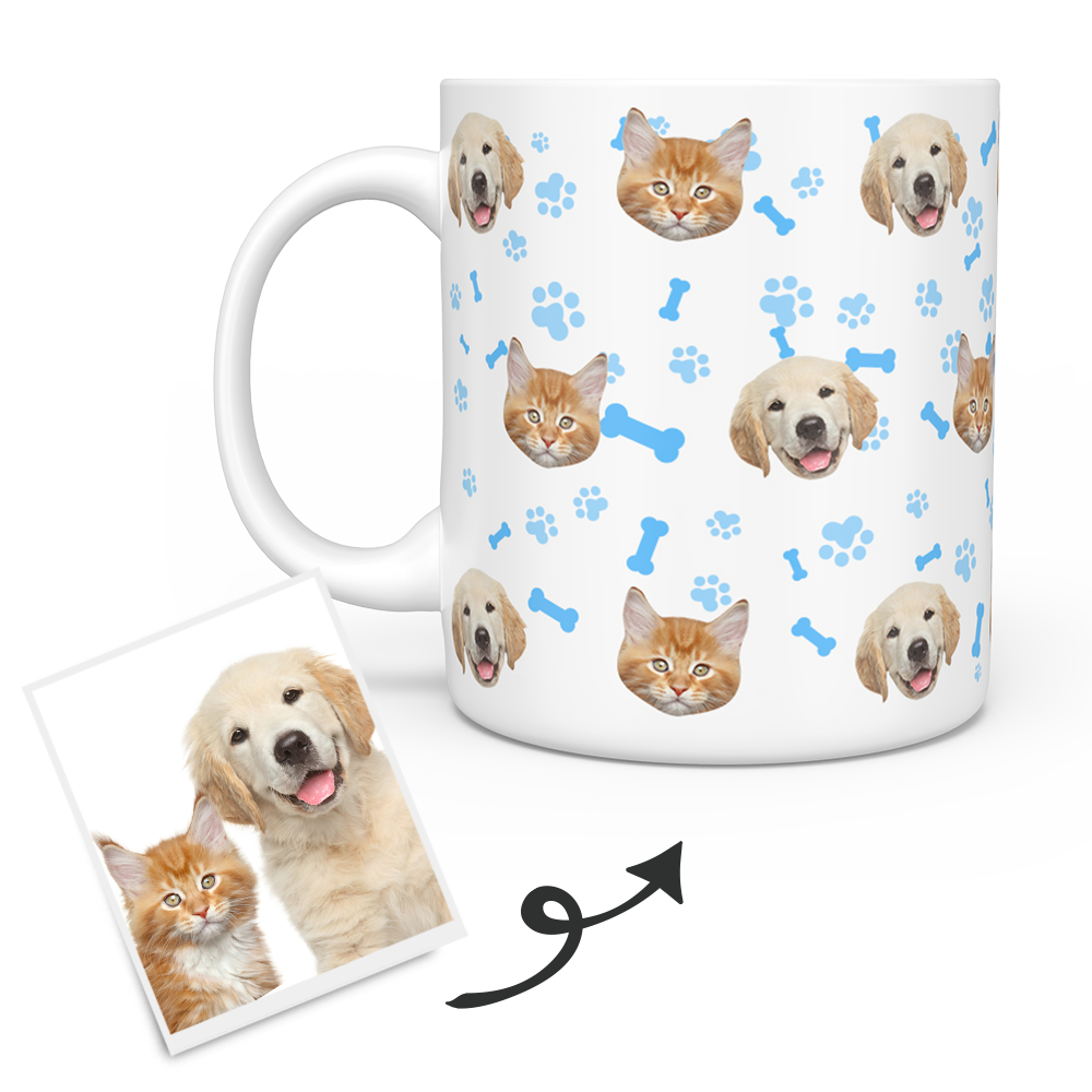 personalisierte tasse hund mensch