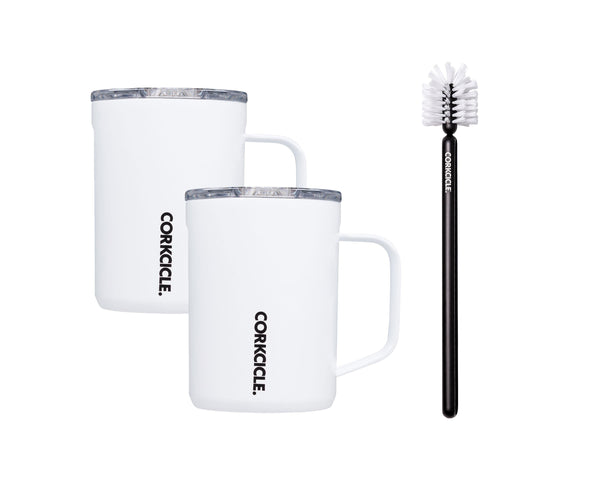 16 oz. Gloss White Corkcicle Coffee Mug