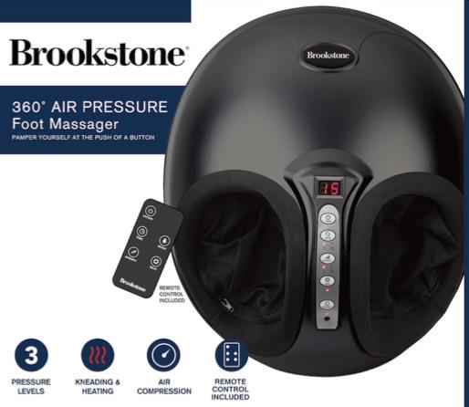 Brookstone Shiatsu Foot Massager With heat 365 Wholesale