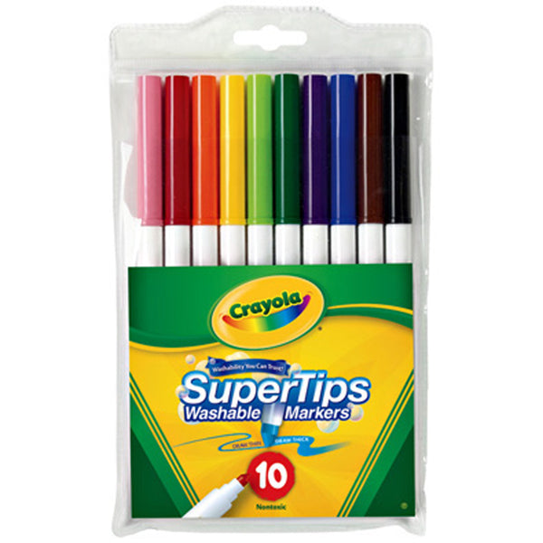Crayola Washable Tri Colors Markers 5 Count Carded Pack