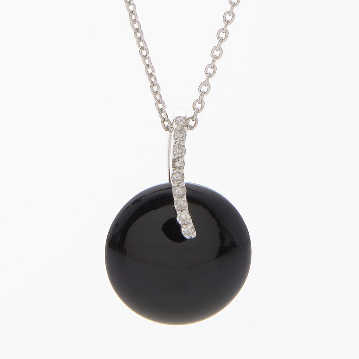 Black Onyx & Diamond Necklace – 365 Wholesale