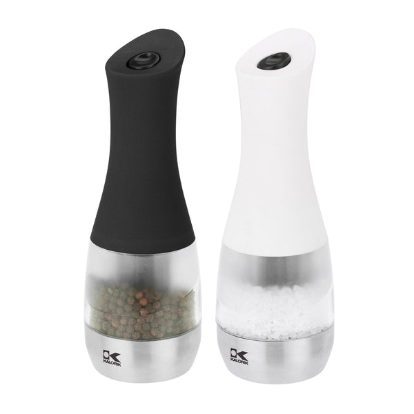 Kalorik Rechargeable Electric Salt and Pepper Mill Grinder Set