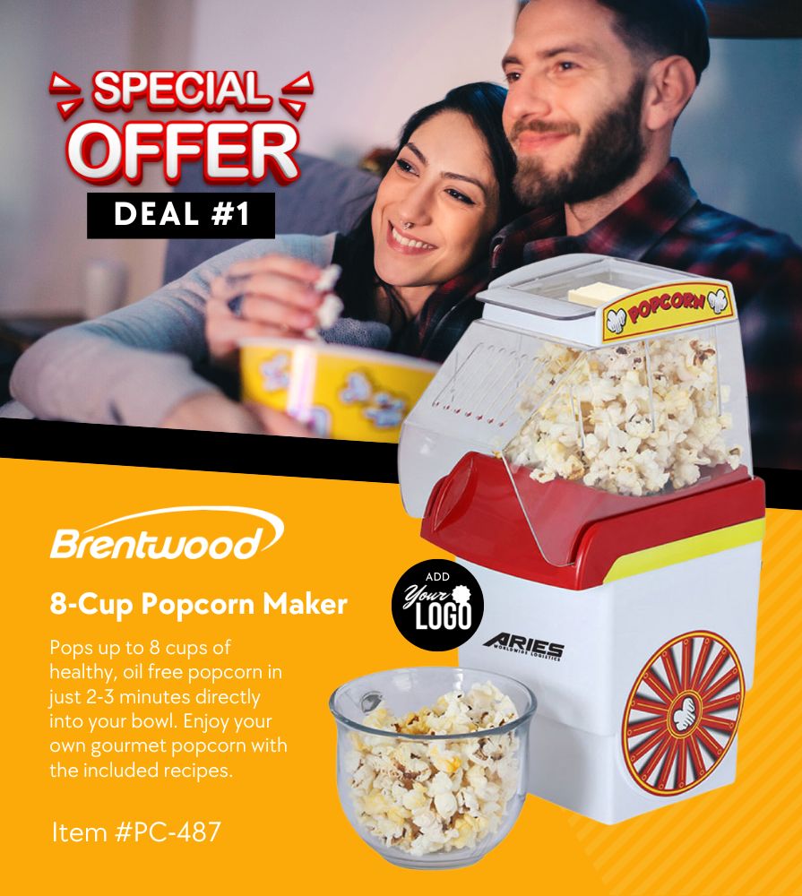 Brentwood Classic 8-Cup Popcorn Maker flyer