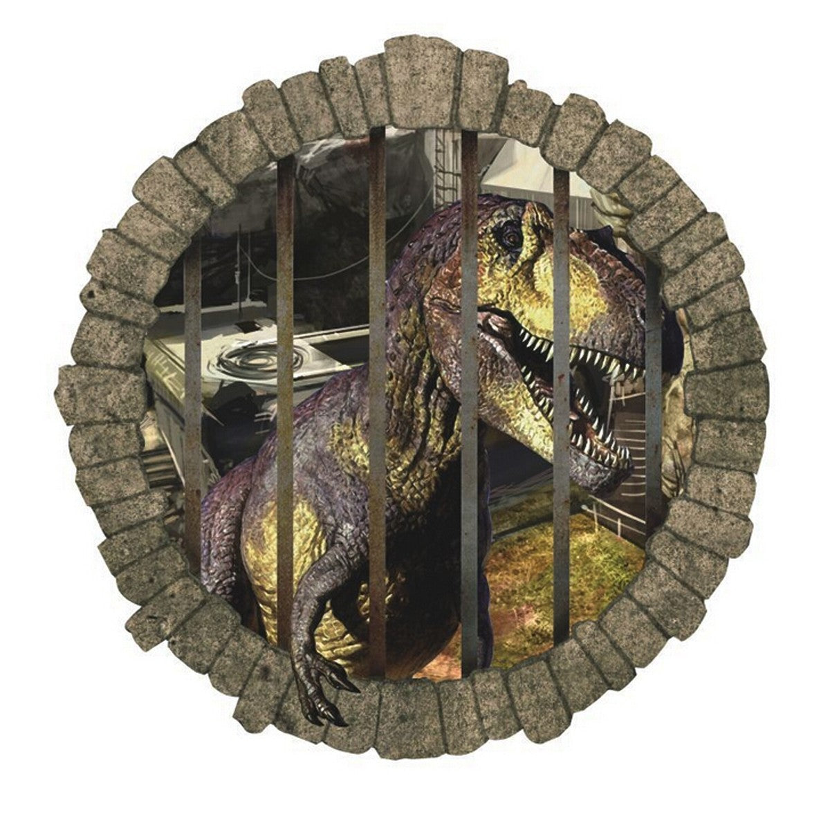 壁から飛び出す恐竜シリーズ ウォールステッカー 動物 恐竜 トリックアート ジュラシックワールド ダイナソー 立体 3d 剥がし方 剥がせる Takarafune
