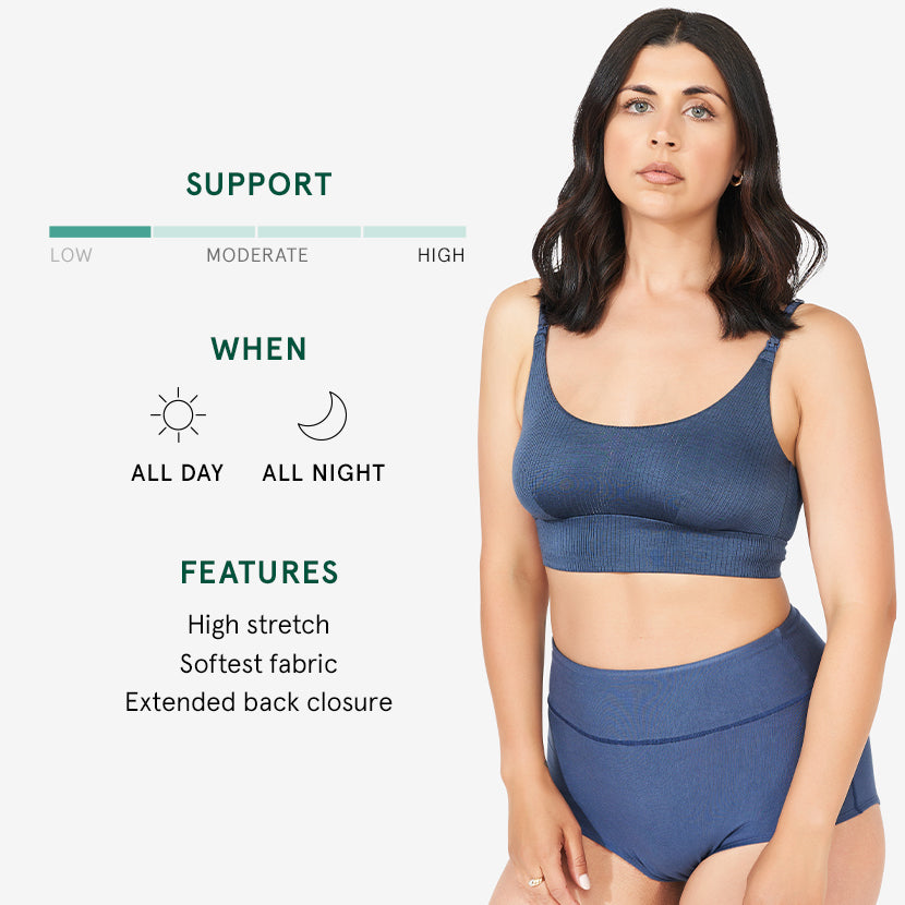 Medela Maternity and Nursing Ultimate Bodyfit Bra, Seamless Four-Way  Stretch, Bras for Breastfeeding Moms