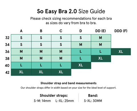 So Easy Size Guide