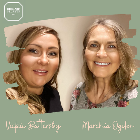 Marchia Ogden & Vickie Battersby, Co-Founders & Directors of Organic Secrets CBD (Organic Secrets UK Ltd)