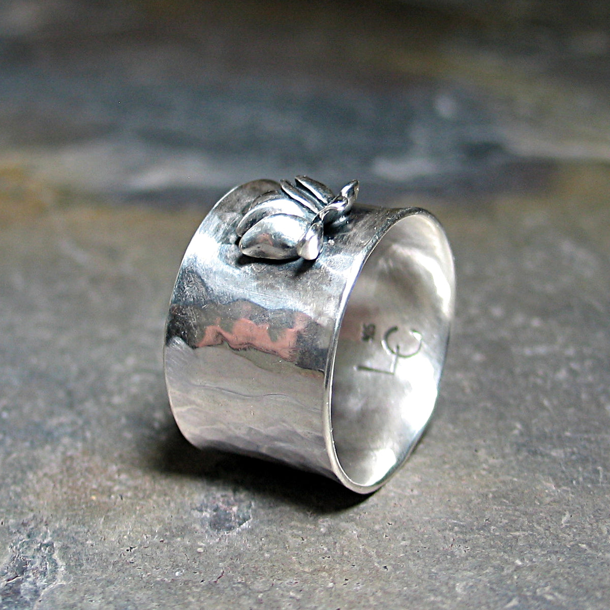 Lotus Ring in Sterling Silver -The Silver Lotus – Lavender Cottage Jewelry