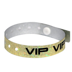 Gold Holographic Wristbands