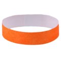 bright orange tyvek wristband