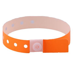 Orange Plastic Wristbands