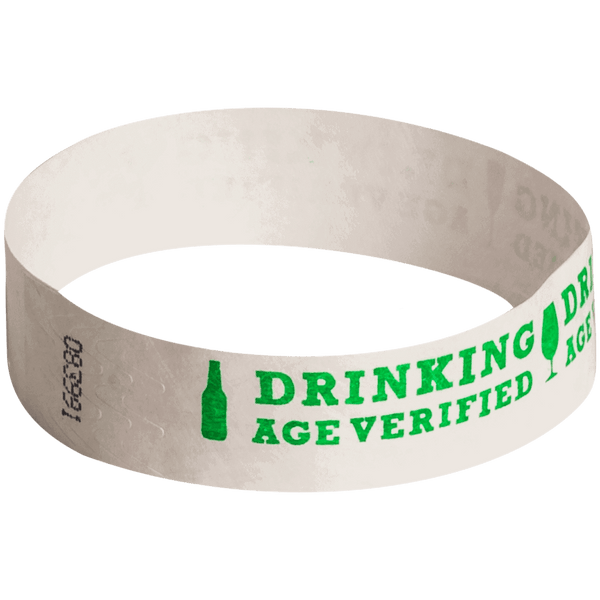 Over 21 Wristbands | Drinking Wristbands - Event Wristbands