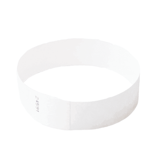 white wrist band