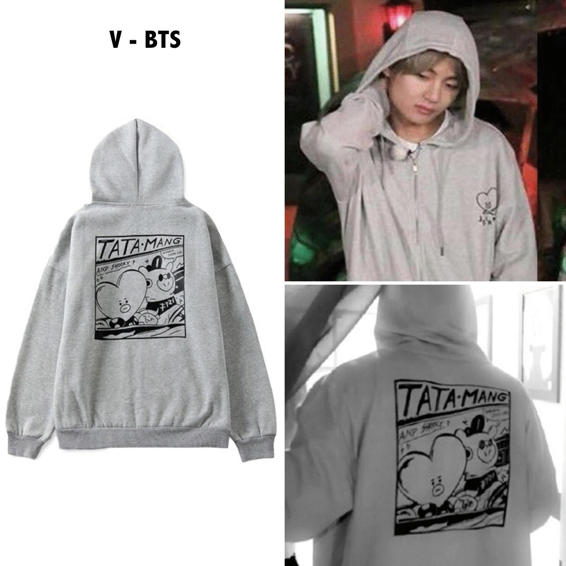 bt21 hoodie jacket