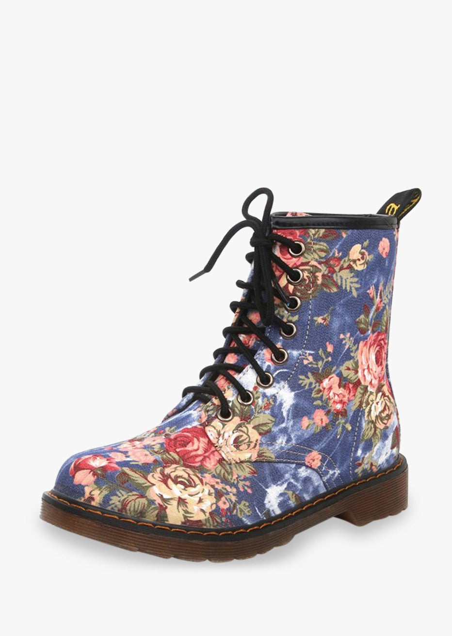 floral boots