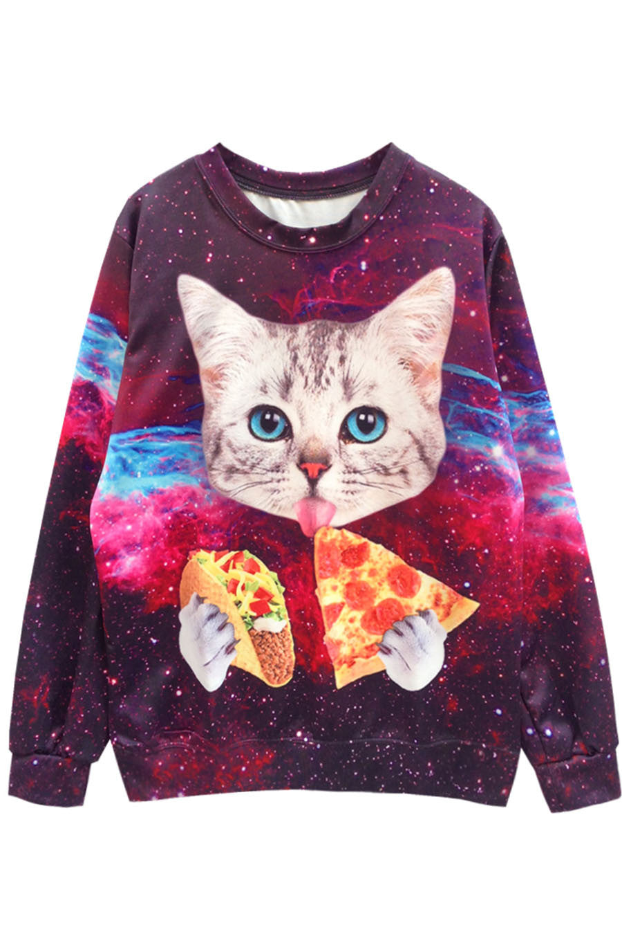 cat galaxy sweater