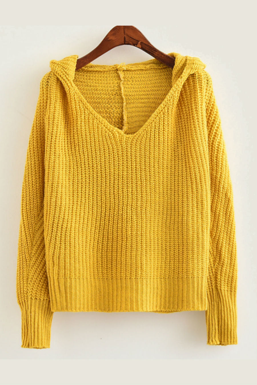 knit sweater hoodie