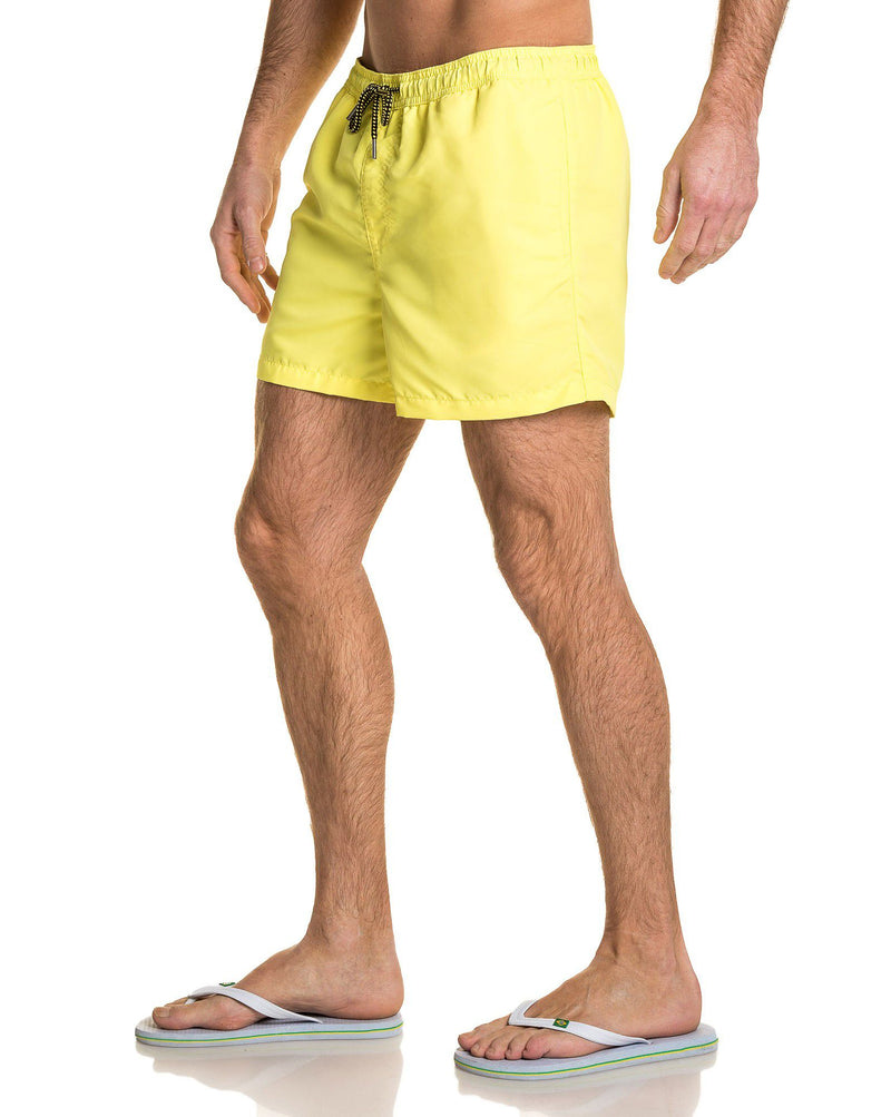 Short De Bain Homme Jaune Fluo Urban Locker