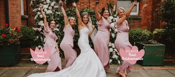 lime green and hot pink bridesmaid dresses