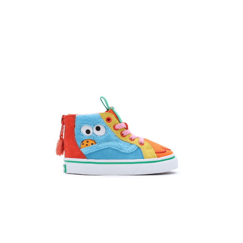 Vans Shoes + Sesame Street Toddler's SK8 - The Save Planet Vans Shoes collection is - Hi Zip 'Multi' HotelomegaShops