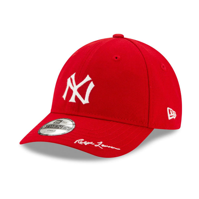 New Era + Polo Ralph Lauren New York Yankees Kids 9TWENTY Cap 'Scarlet' –  Limited Edt