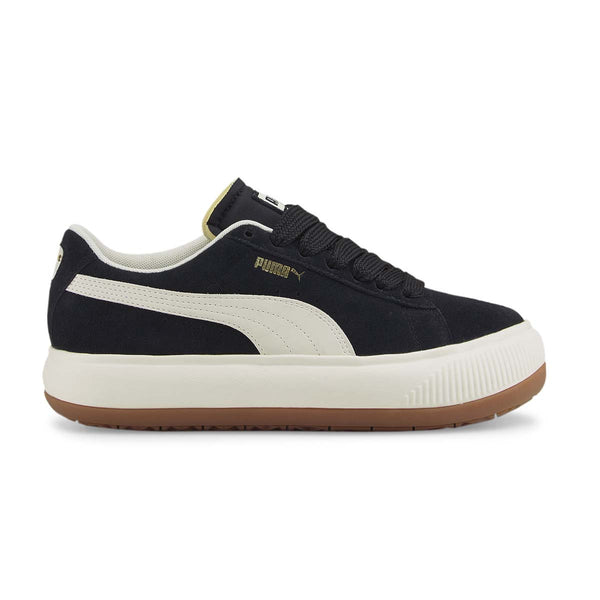 black and gold puma trainers