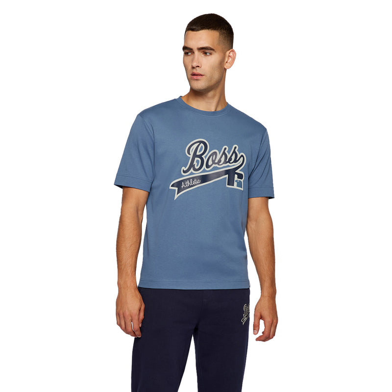 BOSS x Russell Athletic relaxed-fit T-shirt in Pima cotton with exclus