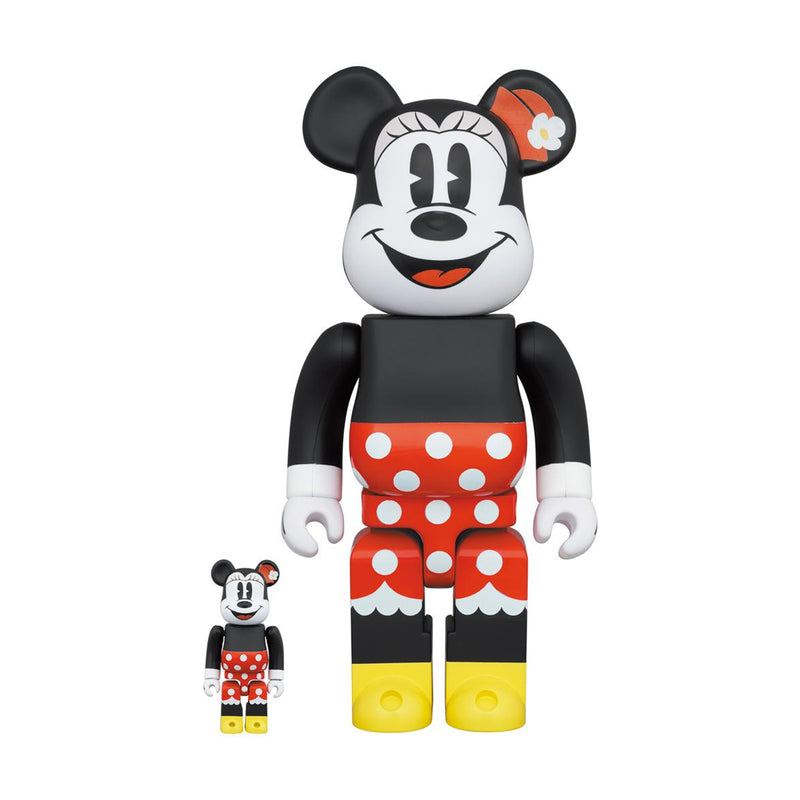 Medicom Toy + Disney Be@rbrick 100% + 400% 'Minnie Mouse