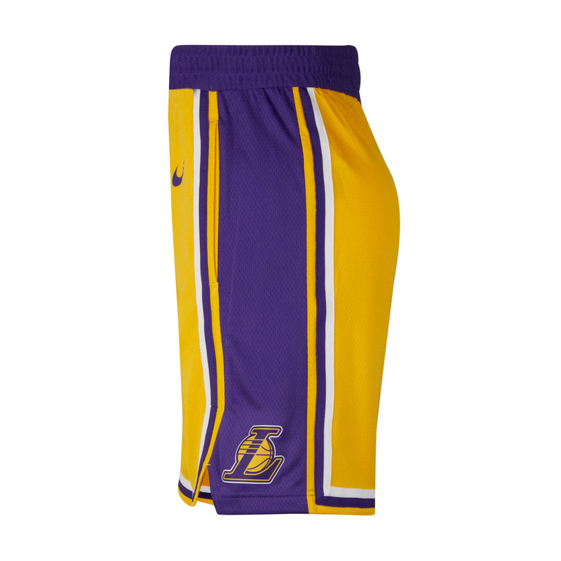 NBA Shorts Men's Lakers Short Color Painting with Pockets