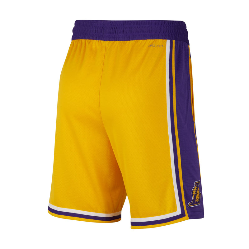 Youth Nike Gold Los Angeles Lakers Icon Edition Mesh Performance Swingman Shorts