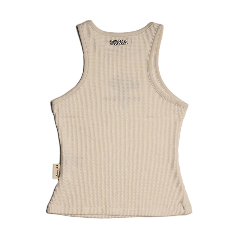 Andersson Bell Mushroom Me Embroidery Tank Top 'Cream