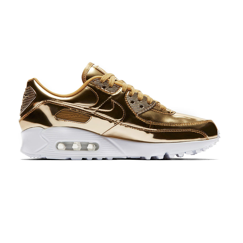 Gold HealthdesignShops Nike Swoosh print op het been Nike