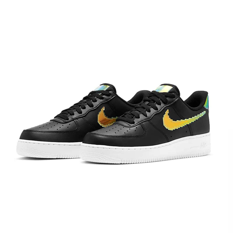  Nike Men's Air Force 1 Low '07 Lv8 Iridescent Pixel Swoosh,  White Multi Color Black, 11