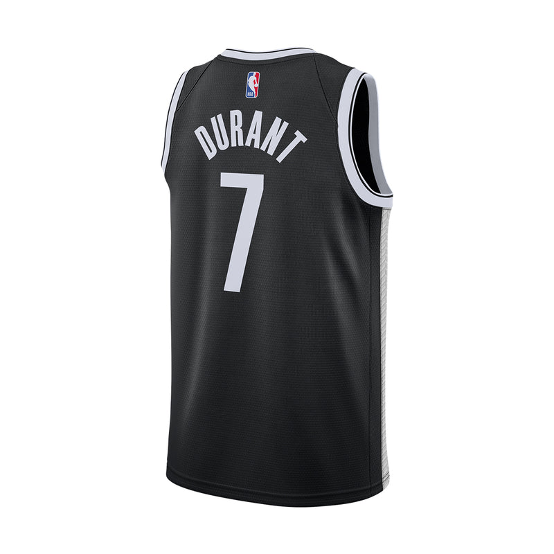 Kevin Durant Brooklyn Nets Icon Edition Swingman Jersey - Black - Throwback
