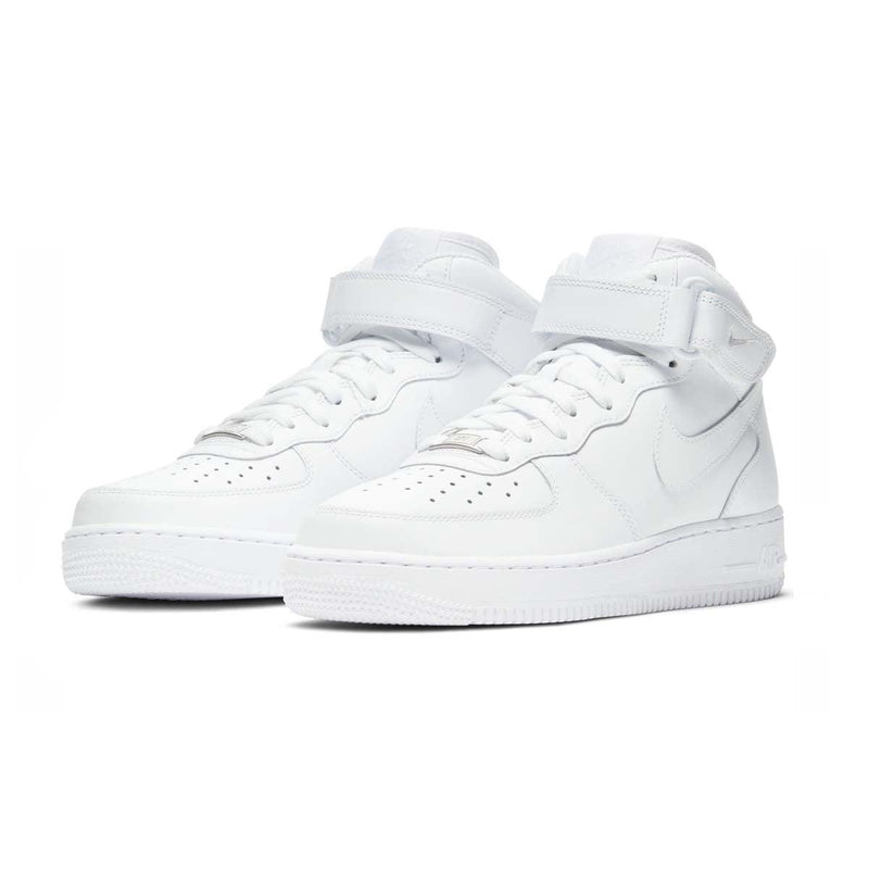 Nike Air Force 1 '07 Mid Triple White Sneaker