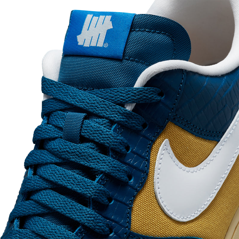 Undefeated x Nike Air Force 1 5 On It Gold Blue