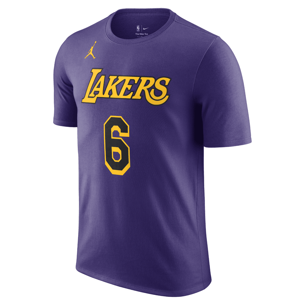 Nike LA Lakers LeBron James 6 Shirt 2020 - Yellow