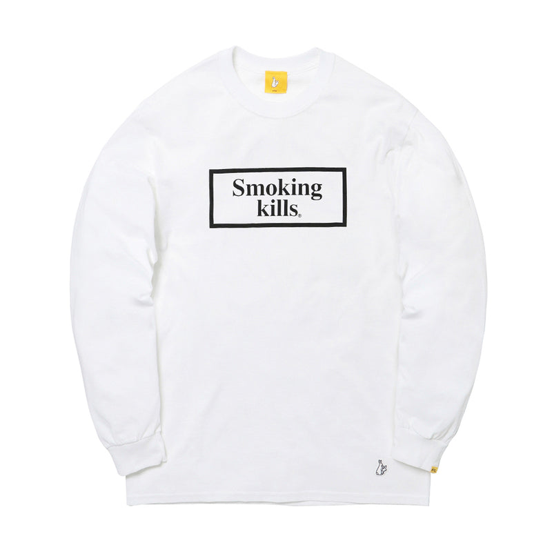 FR2 Smoking Kills Box Logo L/S Tee 'White' – BabylinoShops