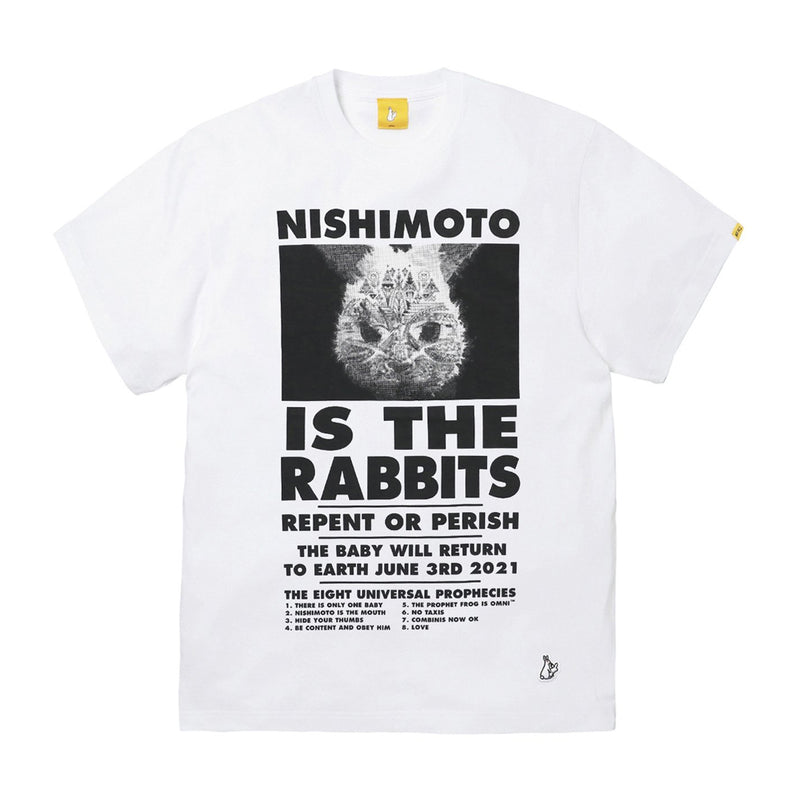 FR2 + NISHIMOTO IS THE MOUTH Rabbit Tee 'White' – WakeorthoShops